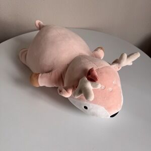 Pillowfort "Just Peachy Deer" 20″ Weighted Plush Throw Pillow –Retired Pink Deer